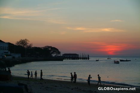 Postcard Zanzibar, Stone Town - after the sunset