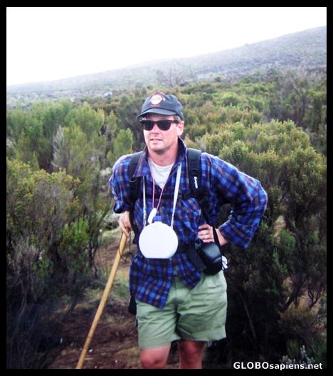 Postcard Hiking to Mt. Kilimanjaro