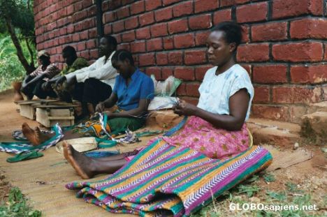 Postcard Weaving of Mats