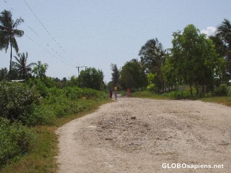 Postcard Main Road in Kwenda
