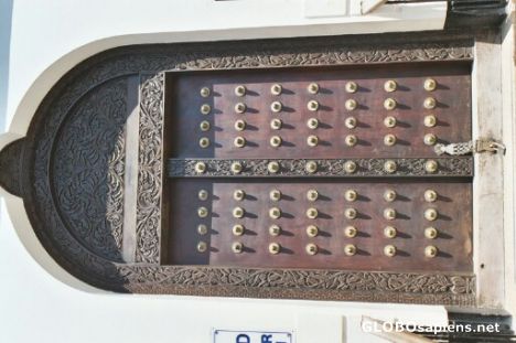 Postcard Spiked Door