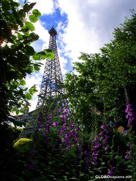 Postcard Reproduction of the Eiffel Tower