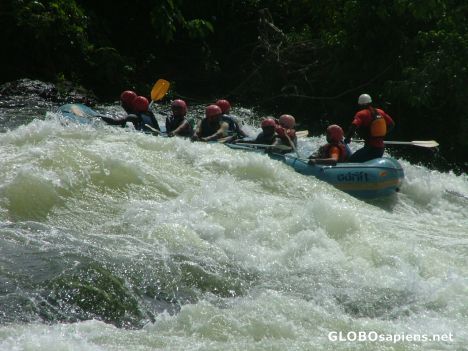 Postcard Whitewater rafting