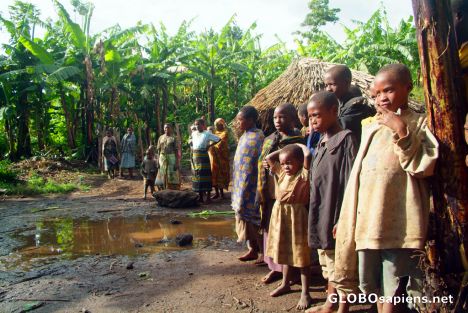 Postcard Near Kisoro - Pygmies of Central Africa