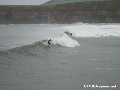 Postcard Yorkshire waves