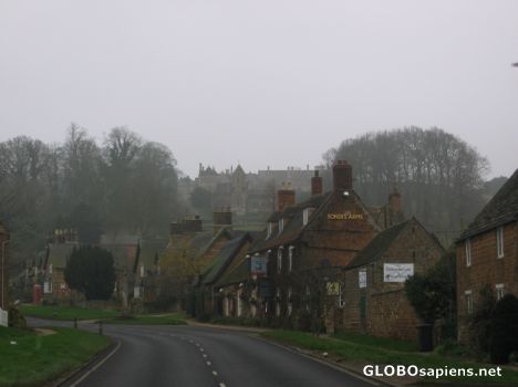 Postcard Old village
