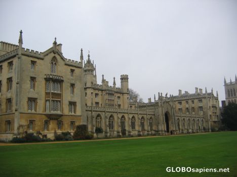 Postcard One of the colleges in Cambridge