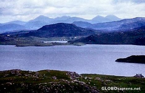 Postcard Diabaig - far side