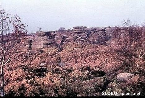 Postcard Brimham Rocks