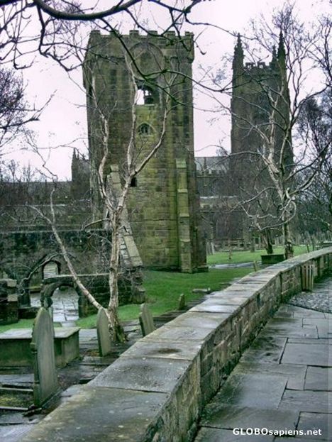 Postcard The two churches