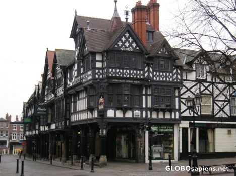 Postcard Chester town centre