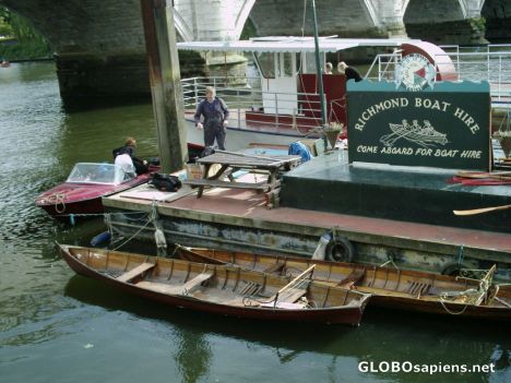 Postcard On the River Thames