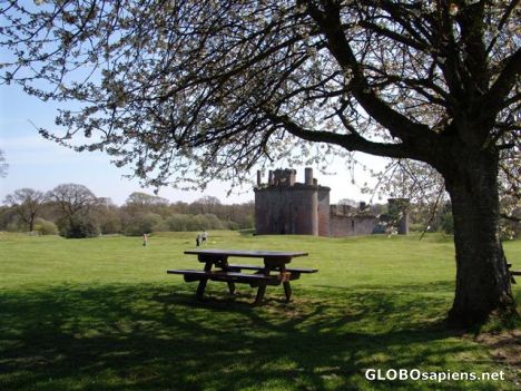Postcard Caerlaverock Castle 2