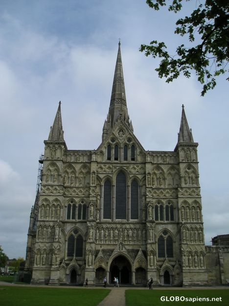 Postcard Salisbury Cathedral