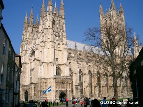 Postcard Canterbury Cathedral Kent
