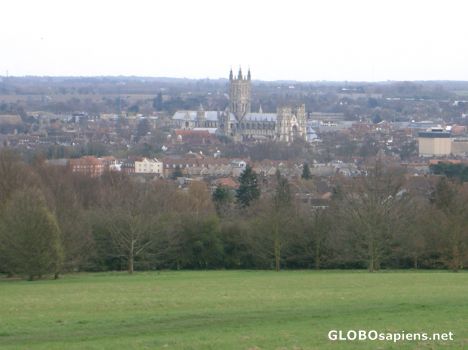 Postcard Canterbury city view