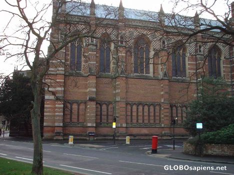 Postcard Keble College, a college established in 1870
