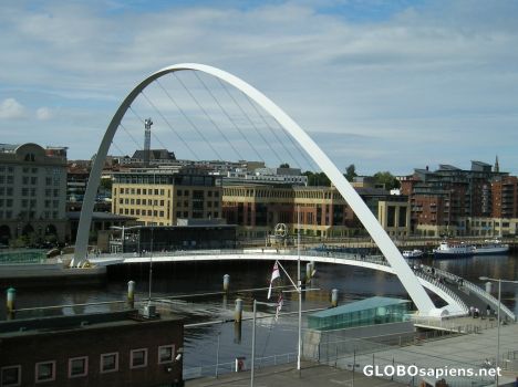 Postcard Millenium Bridge