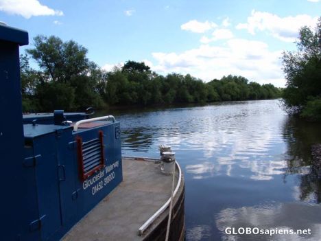 Postcard River Severn at Ashleworth Quay, Gloucestershire
