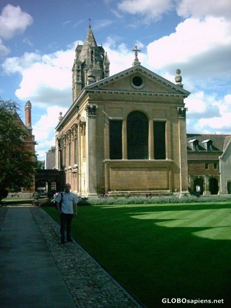 Postcard Pembroke College Chapel - Wren's first work