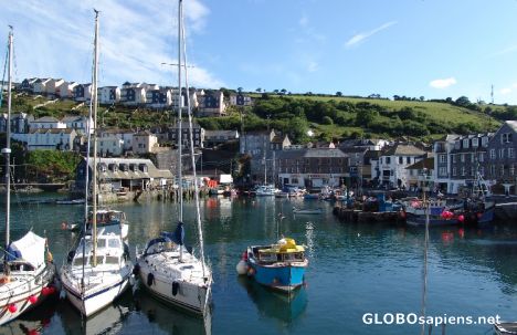 Postcard Mevagissey Harbour 4