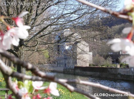 Postcard Spring in Bath, England