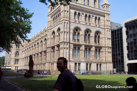 Postcard natural history museum