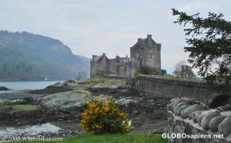 Postcard The most photographed castle in Scotland