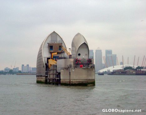 Postcard Thames Barrier
