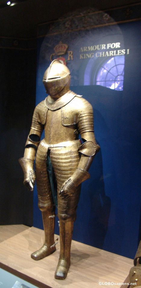 Postcard The Tower of London - King Charles 1sts Armour