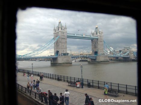 Postcard Tower Bridge seen from The Tower of London
