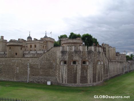 Postcard Tower of London from the road