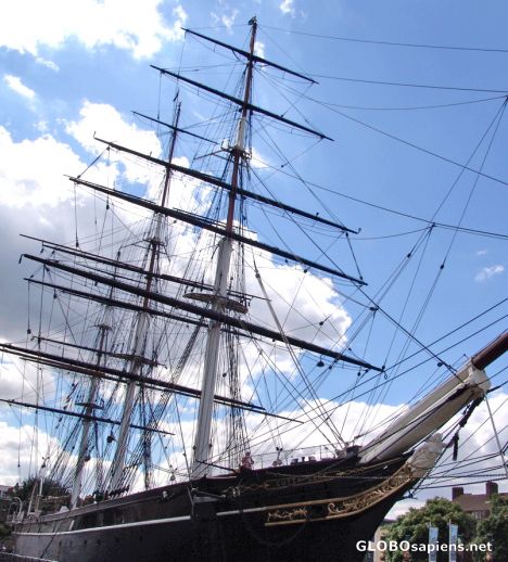 Postcard Cutty Sark Greenwich
