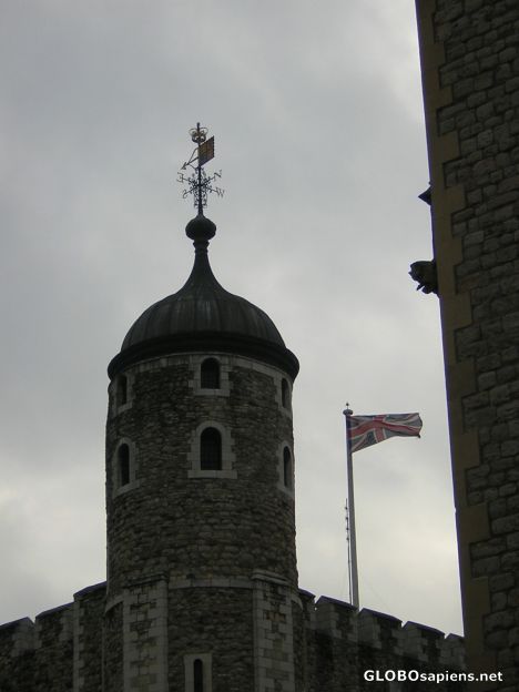 Postcard Union Jack Flying with Pride.