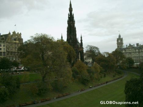 Postcard The Monument to Scotland