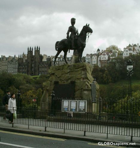 Postcard The other side of Princes Street