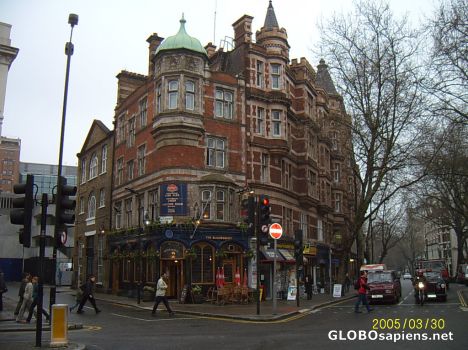 Postcard Scene from Shaftesbury Avenue