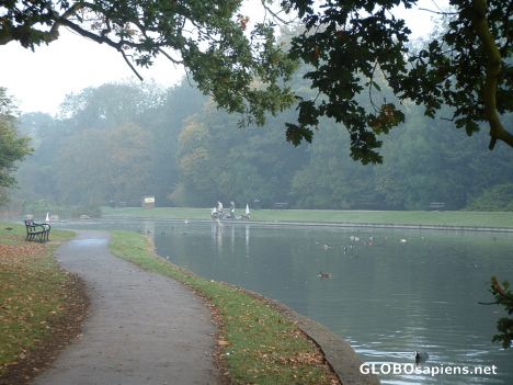 Postcard Verulamium Lake