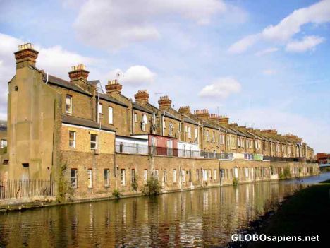 Postcard Canal Houses