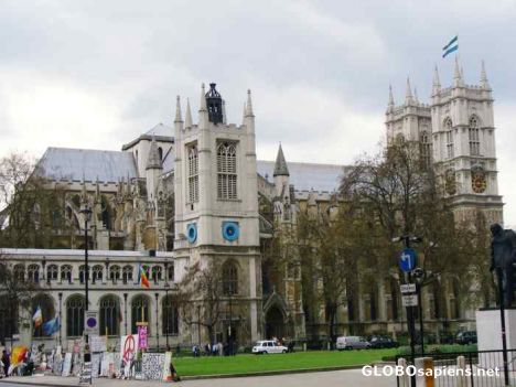 Postcard Westminster Abbey