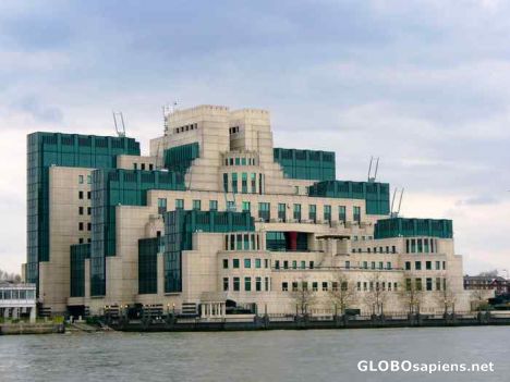 Postcard MI6 building