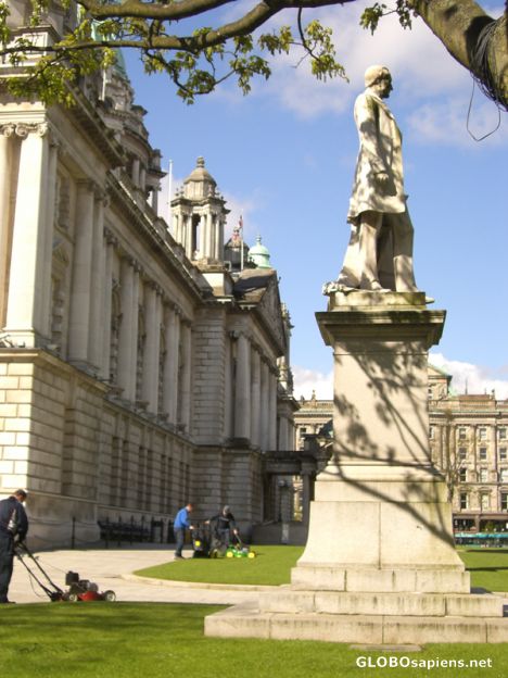 Postcard Belfast City hall