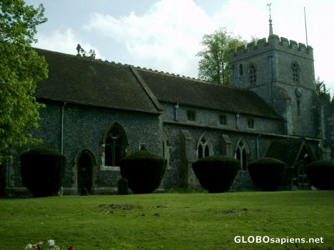 Postcard St Mary's Church Wendover