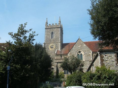 Postcard St Leonards Church