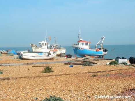 Postcard Fishing Boats