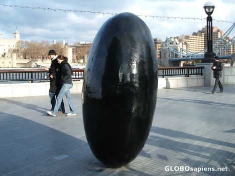 Postcard Full Stop Slipstream... or a coffee bean?
