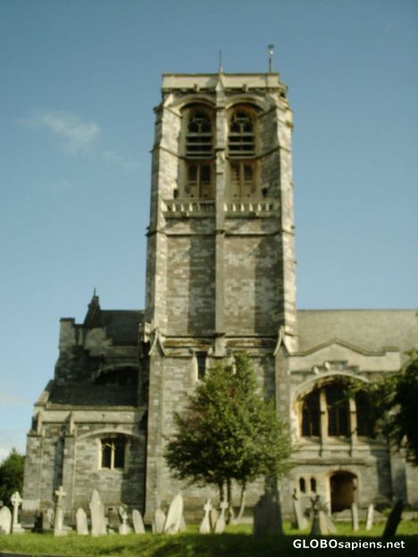 Postcard St David Church