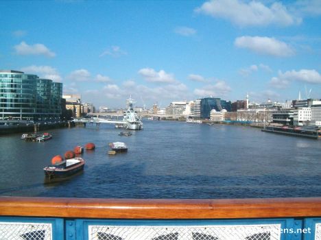 Postcard The Thames