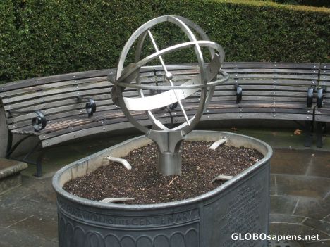 Postcard Armillary Sphere Sundial