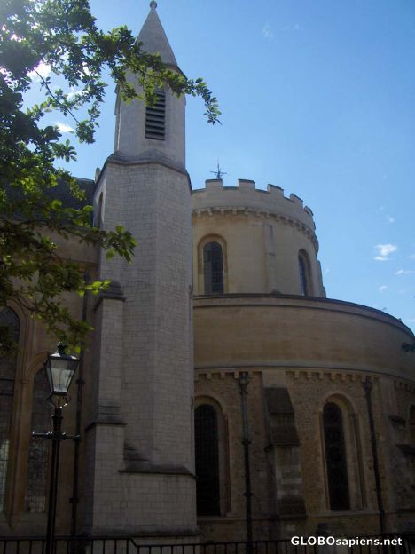 Postcard Temple Church